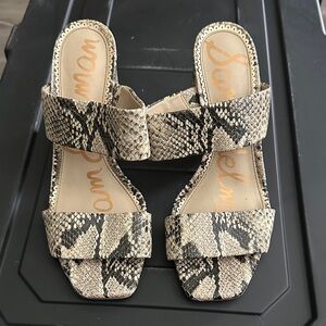 Sam Edelman  Snakeskin Sandals